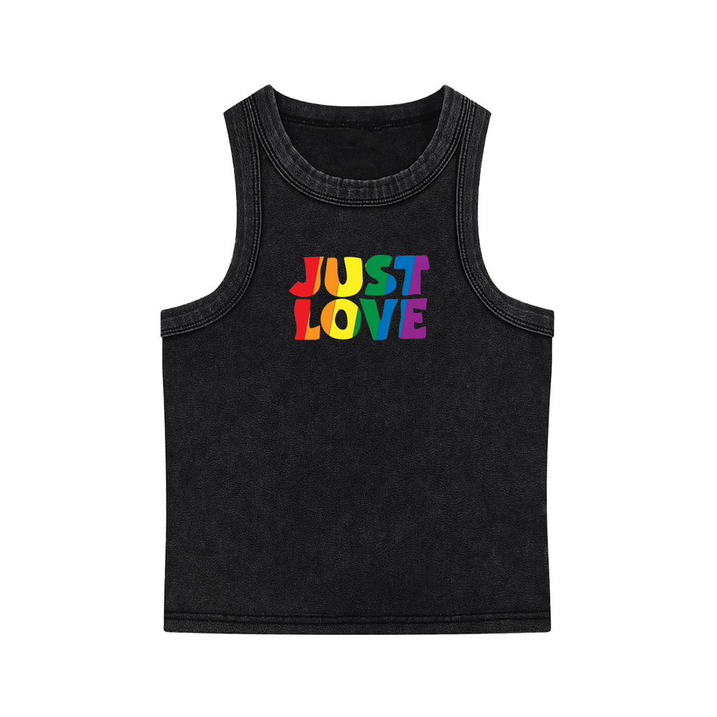 JUST LOVE Pride - Snow Washed Tank Top