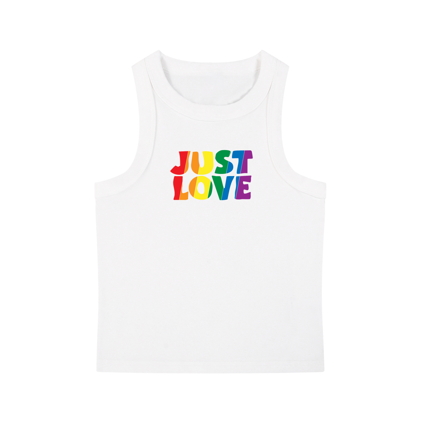 JUST LOVE Pride - Snow Washed Tank Top